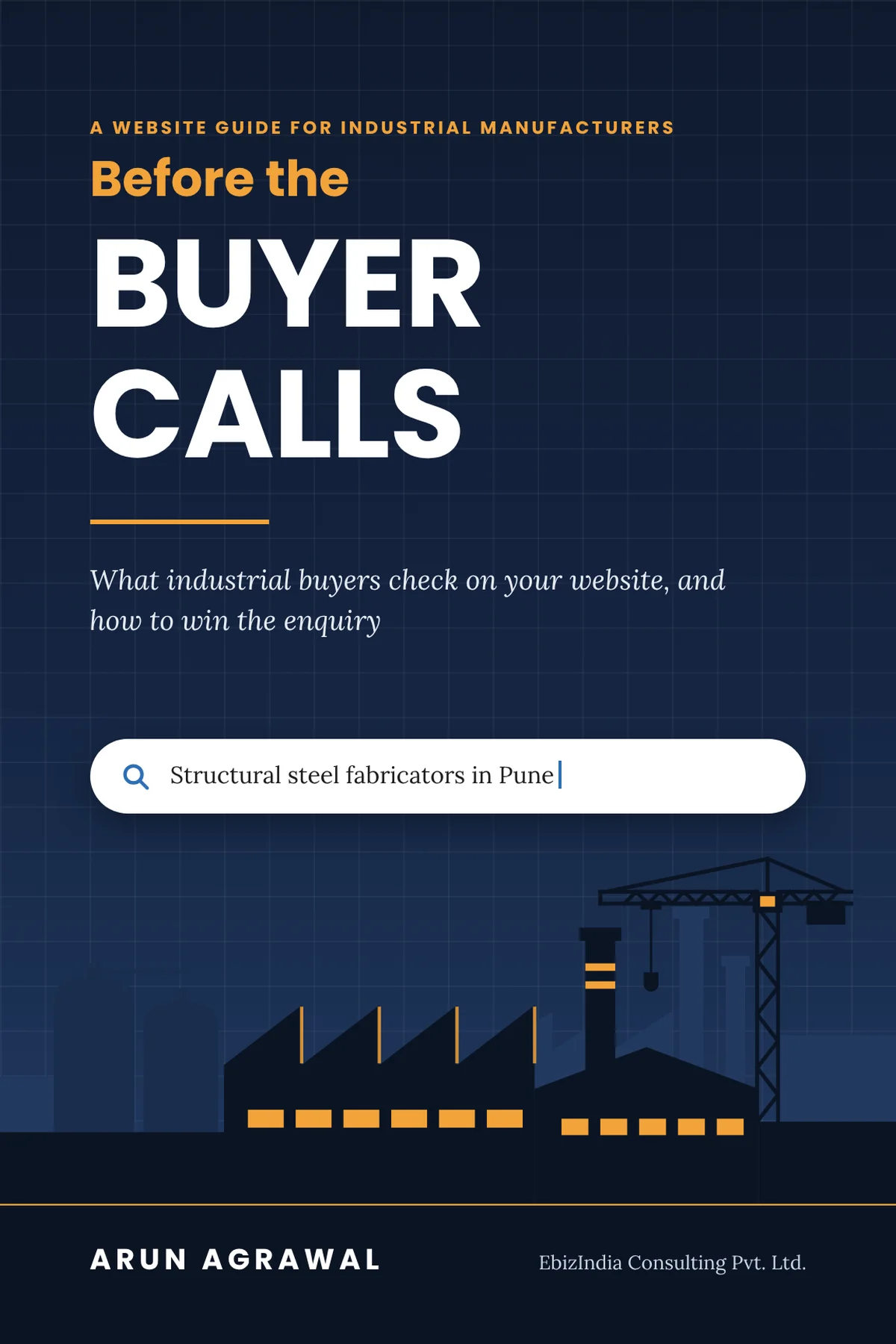 Cover of Before the Buyer Calls by Arun Agrawal